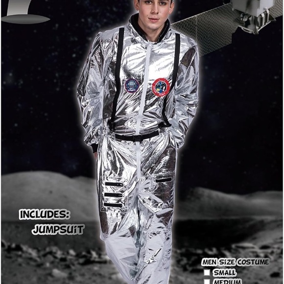 Halloween spacesuit astronaut men’s S unisex NASA costume. Space odyssey - Picture 2 of 16